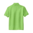 thumbnail image 6 of Port Authority Youth Silk Touch Polo-M (Lime), 6 of 6