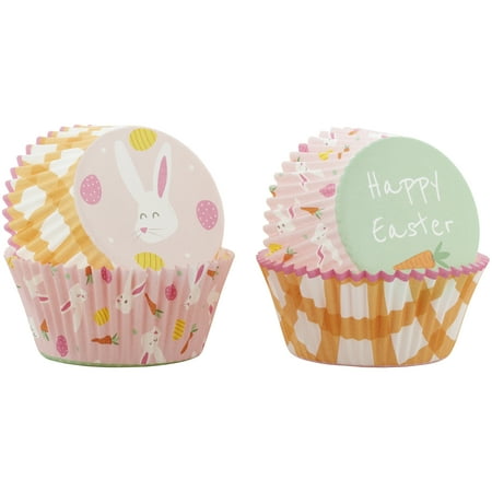 Great Value Happy Easter Baking Cups, 48-Count