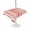 Pink,Coral,White, variant on Outdoor Tablecloth with Umbrella Hole for Patio/Picnic/Party/Camping, Blue Pink Wooden Grain Waterproof Table Cloth Rectangle Table Cover Washable, Farmhouse Vintage Country Textured (60"x 120")