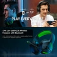 Binnune Wireless Gaming Headset With Mic For Ps5 Ps4 Nintendo Switch