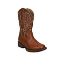 thumbnail image 2 of Roper Boys Bumps Faux Ostrich Square Toe Cowboy   Mid Calf Boots, 2 of 5