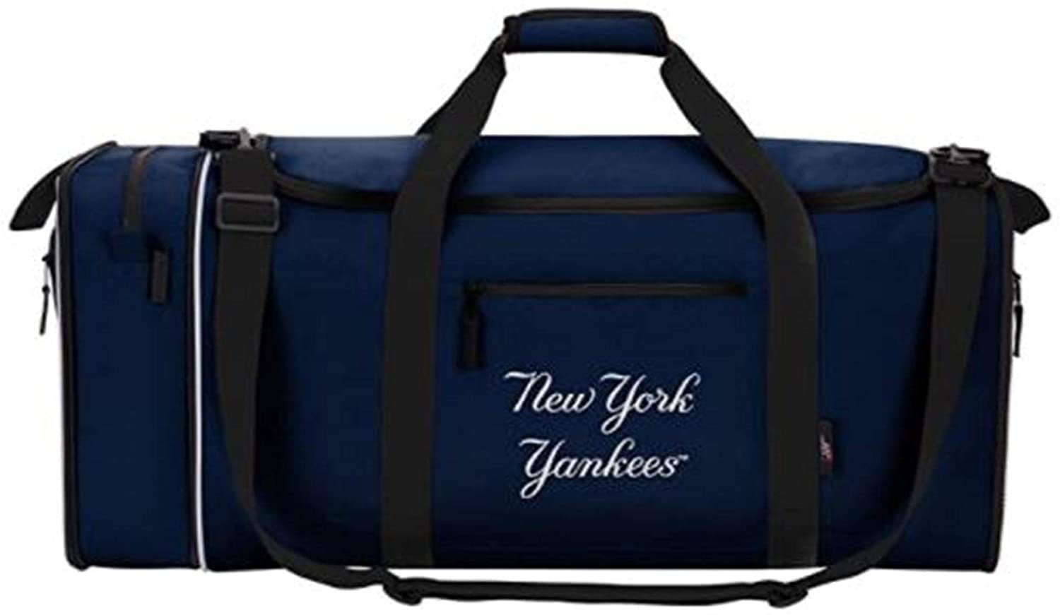 Rico Industries Inc Yankees Duffel Bag Premium Team Color Heavy Duty Steal Design Baseball 