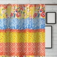 thumbnail image 3 of Greenland Home Fashions Skylar Calico and Paisley Ruffled Shower Curtain, 3 of 4