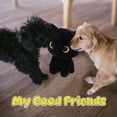 thumbnail image 4 of LSYDCARM Juguete de Peluche de Gato Negro, Lindo Gato Negro, Animales de Peluche, muñeco de Peluche de Gato Negro Kawaii, Juguetes de Peluche Creativos y Suaves para niños, cumpleaños, Navidad, 4 of 4