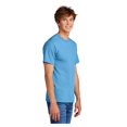 thumbnail image 3 of Port & Company Men's Comfortable Short Sleeve Tall Core Blend T-Shirt Aquatic Blue LT, 3 of 5