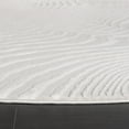 thumbnail image 3 of SAFAVIEH Revive Montana Abstract Polyester Area Rug, Ivory, 6'7" x 6'7" Round, 3 of 7