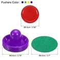 thumbnail image 2 of 4Pcs Air Hockey Pusher 96mm with Pad and 8Pcs Air Hockey Pucks, Handles Paddle Replacement Accessory, 2 of 6
