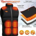 thumbnail image 2 of WEHUSE Heated Vest for Women Men, Zone-15 Lightweight Rechargeable Heating Vest for Outdoor Outerwear, 2 of 9