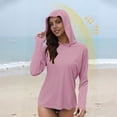 thumbnail image 5 of Purcolt Womens UPF 50+ Sun Protection Hoodies Summer Casual Long Sleeve Workout Yoga Shirts Lightweight Quick Dry Slim Fit Tops for Fishing Hiking Running, 5 of 7