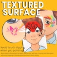 thumbnail image 2 of Bowitzki Tableau de Pratique de Peinture pour le Visage, 2 Pcs Tableau de Pratique de Peinture Colorée Réutilisable, Modèle d'Exercice de Maquillage Taille A4 (Garçon), 2 of 3