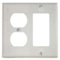 thumbnail image 1 of Cooper Wiring 2-Gang Duplex Receptacle & Rocker Plate - White PJ826W, 1 of 2