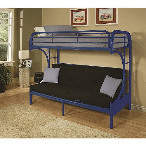 Eclipse Twin Over Full Futon Bunk Bed, Multiple Colors
