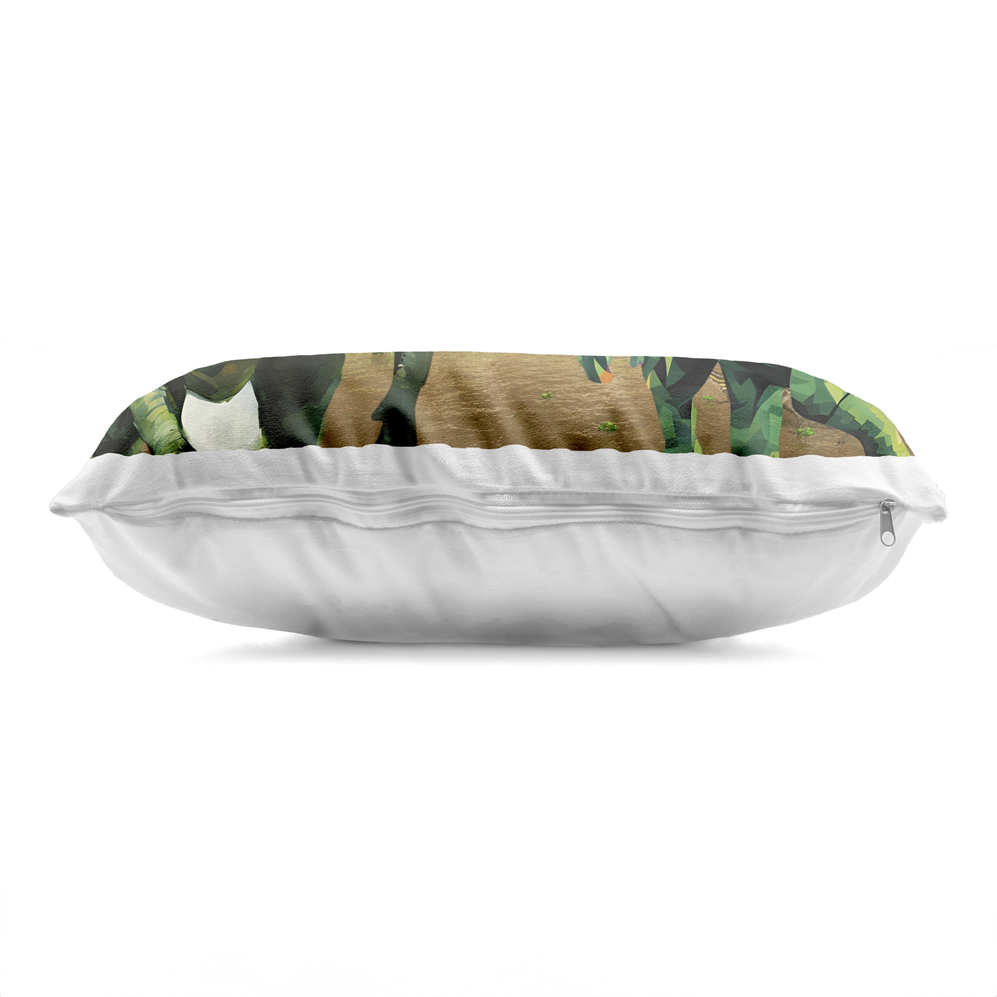 Stupell Industries Green Jungle Dinosaurs Decorative Printed Throw Pillow, design by Jesse Keith