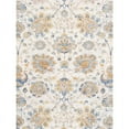 thumbnail image 3 of Pasargad Home Heritage 6' x 6' Square Power-Loomed Ivory/Rust Rug, For Indoor Space and all Age of Group, 3 of 7