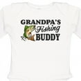 thumbnail image 4 of Inktastic Grandpa's Fishing Buddy Boys Long Sleeve Baby Bodysuit, 4 of 5