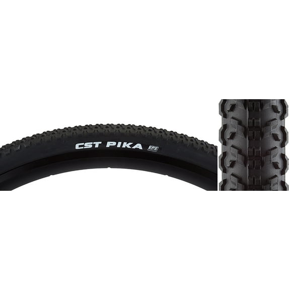CST Pika Tire 700 x 38 Clincher Wire Black Dual Compound EPS Puncture Protection