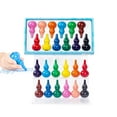 thumbnail image 1 of facefd 12 Color  for Crayons Gourd Shaped  for Crayons Washable Palm Grip  for Crayons Stackable Sticks Toys, 1 of 6