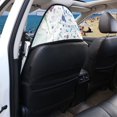 thumbnail image 5 of XYZCANDO Watercolor Sea Turtle Hibiscus Car Seat Towel Cover - Sweatproof Waterproof Seat Protector, Universal Fit for Cars, Trucks, SUVs - Moisture-Wicking Beach Style Accessory, 5 of 9