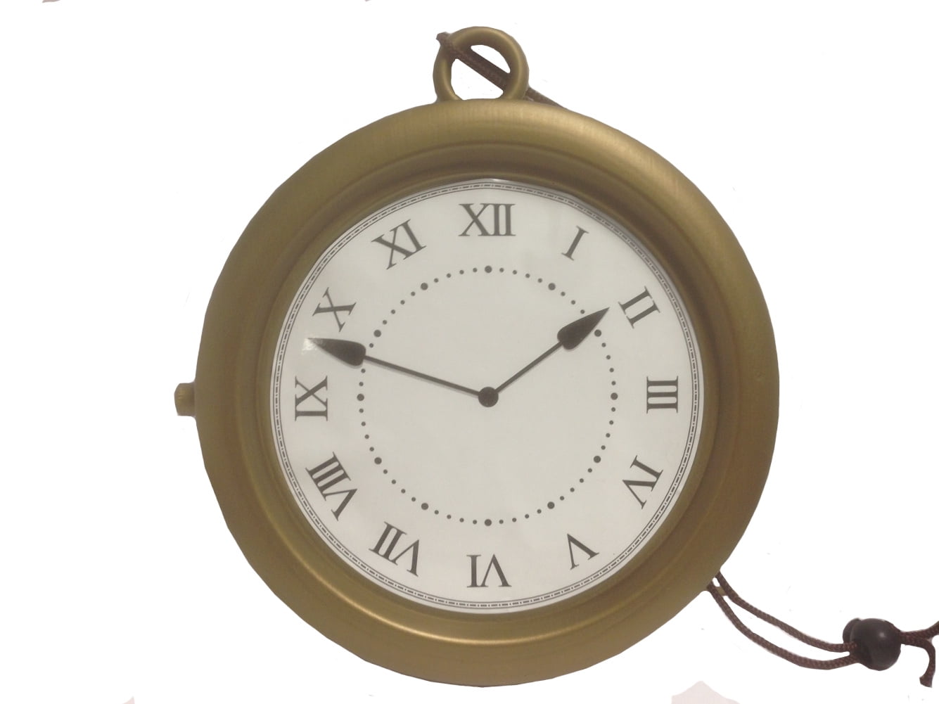 Gold Clock Necklace Flavor Flav 8" Jumbo Rapper Hip Hop Alice In