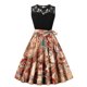 thumbnail image 1 of Vestido Largo de Verano, Vestido Casual de Cuello Redondo sin Mangas Impreso Hecho de Poliéster Cómodo para Primavera Verano, Vestido de Verano de Mujer, 1 of 7