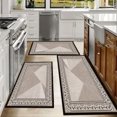 thumbnail image 6 of Farmhouse Kitchen Rugs Set 3 Piece, Boho Kitchen Mats for Floor, Non-Slip Kitchen Rug Waterproof Mats for Kitchen, Runner Rugs for Hallway Laundry Holiday Sink Decor, 6 of 12