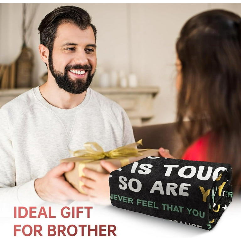 Big Brother Gift Throw Blanket, Brother Gifts From Sister