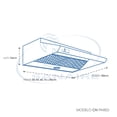 thumbnail image 2 of CAMPANA DE COCINA CN 54 CM GRIS SANAIRE CN 54 CM GRIS, 2 of 2
