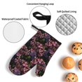 thumbnail image 3 of Cauagu Orchids Flowers Print Oven Mitts and Pot Holders 4 pcs Set,Extra Thicken Long Kitchen Oven Glove Potholders BBQ Gloves-Oven Mitts and Pot Holders(11 Inch), 3 of 6