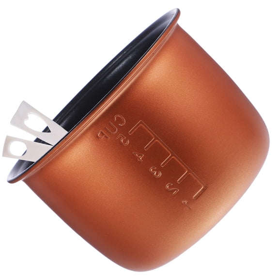 Minkissy Brown Aluminum Nonstick Cooking Pot for Home Use Versatile Design
