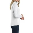 thumbnail image 3 of Mafoose Women's Tricot Pockets Lightweight Microfleece Vest White x-Large, 3 of 5