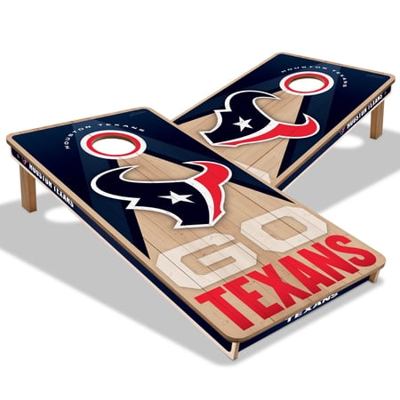 YouTheFan NFL Houston Texans 2X4 Slogan Series Cornhole NO BAGS