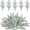 40PCS, variant on Dalrosia Snow Frosted Pine Branches Christmas Artificial Pine Leaves Branches Fake Greenery Plants Pine Sprigs Green Christmas Tree Picks Faux Greenery Stems for DIY Garland Crafts Winter Decorations