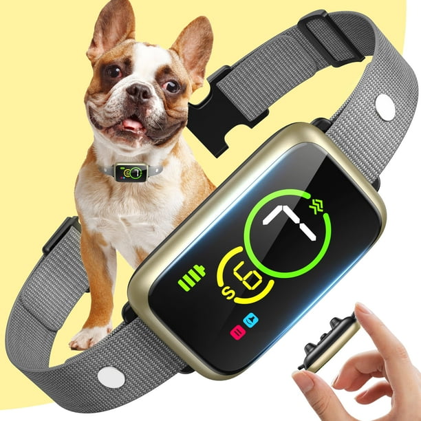 Collar inteligente para perros NQQHNN Humane Beep Vibration IP67