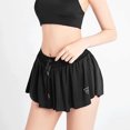 thumbnail image 2 of Culottes Pantalones cortos de entrenamiento 2 en 1 para mujer Pantalones cortos atléticos casuales para correr Gimnasio Yoga Tenis Entrenamiento Falda deportiva Pantalones cortos, 2 of 7