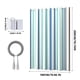 thumbnail image 2 of Cortina de ducha de rayas azules para baño, 183 x 183 cm, tela gruesa con ojales y ganchos, 100 % resistente al agua, fácil de limpiar., 2 of 8