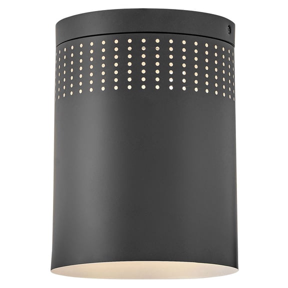 83681BK Lark Casey - 12W 1 LED Small Flush Mount-10.25 Inches Tall and 7.5 Inches Wide-Black Finish