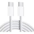 thumbnail image 1 of Cable Usb Tipo C 2 Metros 240w Trenzado Para Macbook Pro Air Blanco, 1 of 7