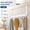 White, variant on Over The Door Hooks for Hanging, Over The Door Hanger with 5 Triple Coat Hooks, Bathroom Towel Rack Holder, Durable Metal Black Finish, 1 Pack