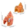 thumbnail image 2 of ZPAQI Aquarium Decoration Conch House Betta Shelters Hiding Spots for Aquatic Pets, 2 of 11