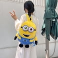 thumbnail image 2 of Mochila Kawaii Minions, mochila escolar Minion, bolso de hombro doble Bob, bolsa de viaje Stuart, bolsa de almacenamiento, juguete de peluche de anime, regalo para niña y niño, 2 of 5