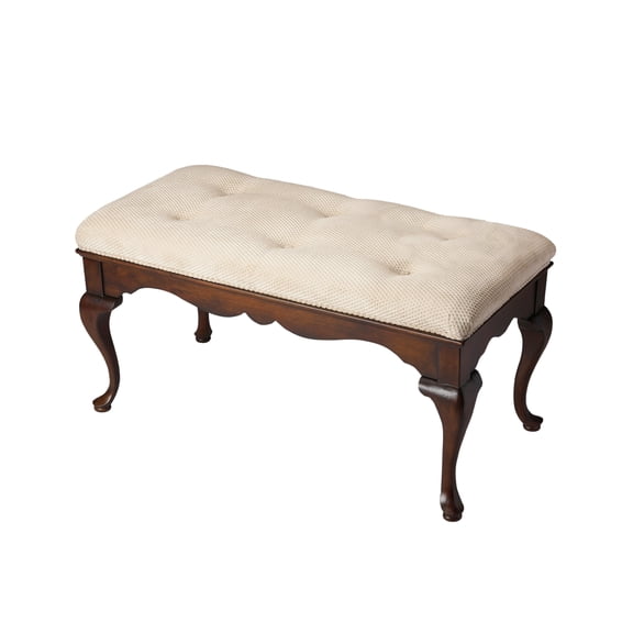 Butler Specialty Traditional Tufted Bench In Plantation Cherry