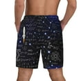 thumbnail image 4 of Balery Physical Formulas Mens Swim Trunks Swim Shorts for Men Quick Dry Inseam Beach Shorts with Compression Liner Pocket-Small, 4 of 9