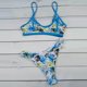 thumbnail image 5 of Gibobby Conjunto de bikini sexy Impreso acolchado Push-Up hebilla Sexy traje de baño conjunto de Bikini traje de baño mujer traje de baño Tankinis conjun(Azul,XL), 5 of 5