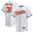 thumbnail image 1 of Camiseta clásica de béisbol blanca de Cedric Mullins de los Baltimore Orioles con número de estrella bordado.-M, 1 of 2
