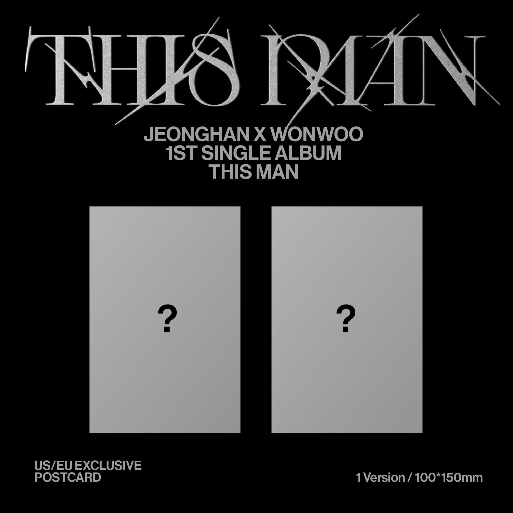 【未開封】JEONGHAN THIS MAN Jeonghan X Wonwoo - First Single Album 