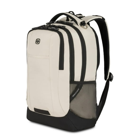 Mochila para portátil SwissGear Cecil 5505 para 16 pulgadas, color crema y negro