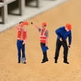 thumbnail image 6 of 3 Pieces Model People Figures Miniature Figurine Diorama Resin Material for Collectible Car Decoration, 6 of 7