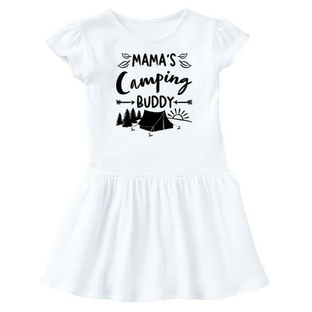 

Inktastic Mamas Camping Buddy Gift Baby Girl Dress