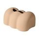 thumbnail image 4 of Dispensador de almacenamiento de caja de pañuelos para cubierta de pañuelos, soporte para caja de pañuelos para encimera, baño, dormitorio beige BLESIY Sostenedor del tejido, 4 of 8