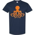 thumbnail image 3 of Inktastic Orange Octopus T-Shirt, 3 of 5